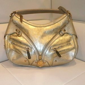 Versace Hobo Gold Purse